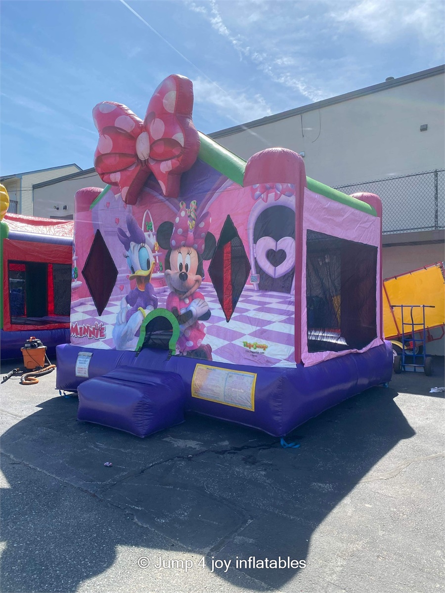 Minnie Mouse bounce house Best Hire service in Rhode Island and